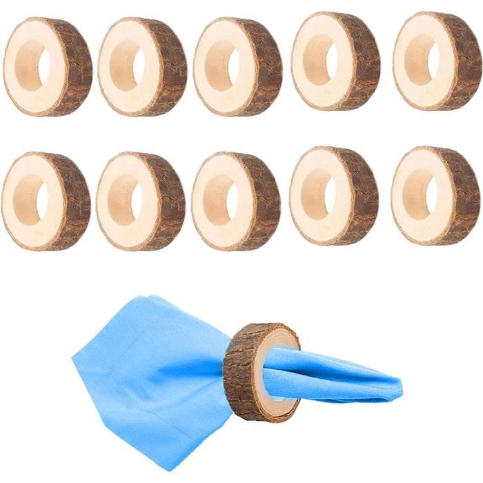 Anneau de serviette en bois