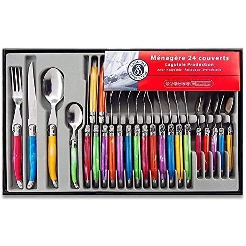 Laguiole Heritage Ménagère 24 pièces multicolore Set de couverts de