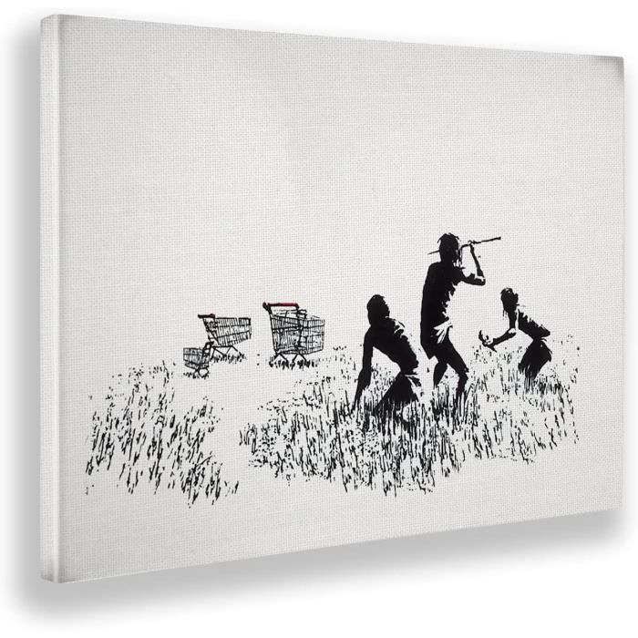 Tableau sur toile Banksy à Ukraine - Un petit judoka