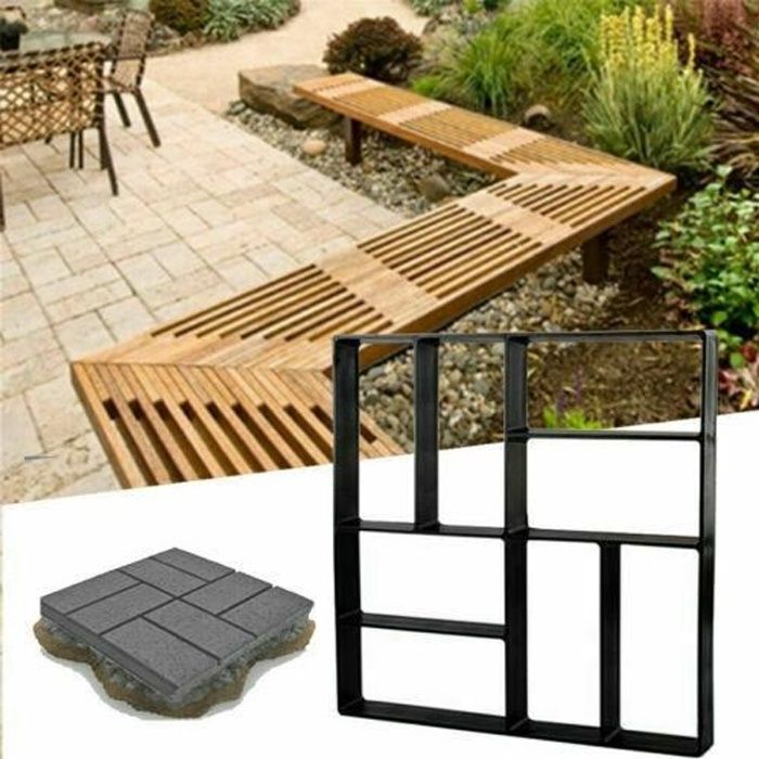 Moule à Pavé Béton Pavage Chemin Moule pour DIY Jardin Terrasse Allée