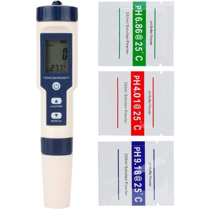 Produits Pour Piscine Magt Testeur De Qualite De L Eau Agt Portable 5 En 1 Fonction Testeur De Qualite De L Eau Tempera 175648 Achat Vente Testeur De Salinite Produits Pour Piscine Mag Cdiscount