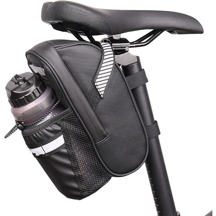 Sacoches Vélo Arrière 24 L - Double Sac De Selle Étanche Avec Housse De Pluie Pour VTT Et Route