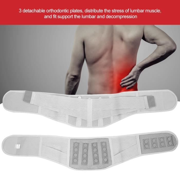 Ceinture De Soutien Lombaire Magnetique Attelle De Correction Lombaire Taille Respirante Unisexe Gris M Cdiscount Sante Mieux Vivre