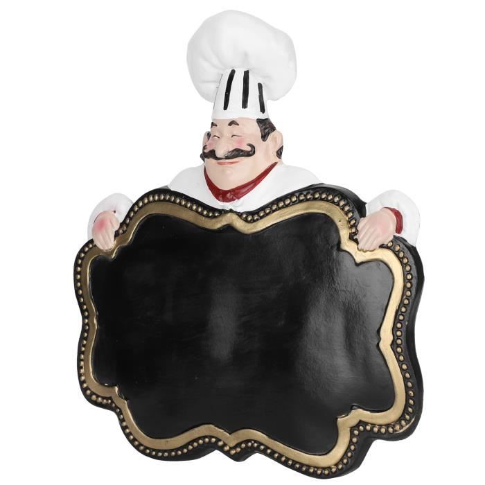 Figurines De Chef Cuisinier En Résine Baoblaze - 4 Styles Charmants Pour Décorer Votre Cuisine Et Restaurant (Gâteau, Nouilles, Cuillère, Fruits)