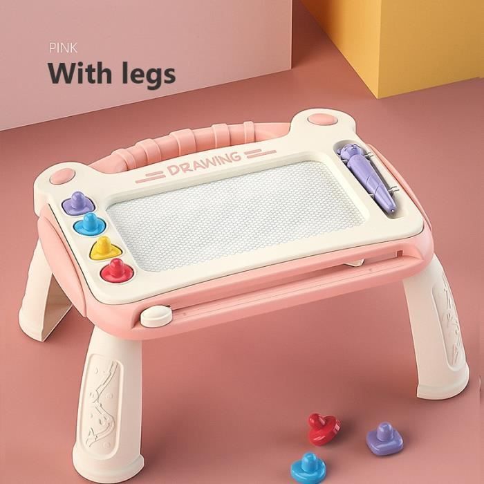 Tablette De Dessin Réutilisable Double-face – 14 Pages Effaçables, 12 Stylos – Pour Enfants De 2 à 5 Ans