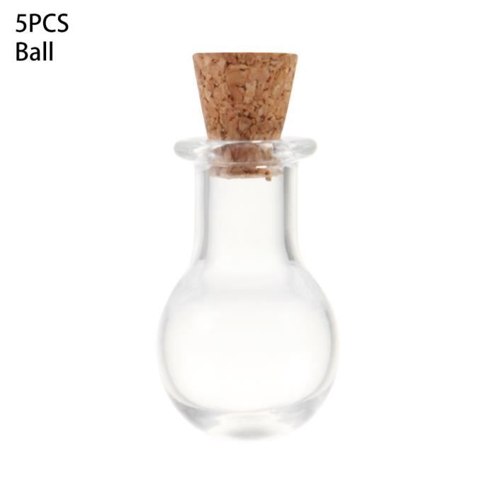 Lot De 30 Mini Bocaux En Verre Avec Bouchons Aluminium - 5/10/15 Ml, Pour DIY Et Rangement