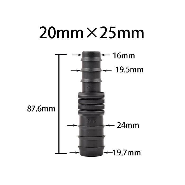 1 JEU-Kit De Raccords'Irrigation Goutte à Goutte, 34 Pièces, 1-2 Pouces