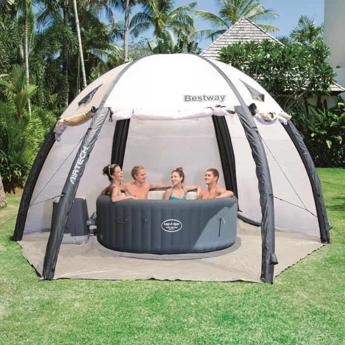 Abri pour SPA gonflable 58375 - Cdiscount Jardin