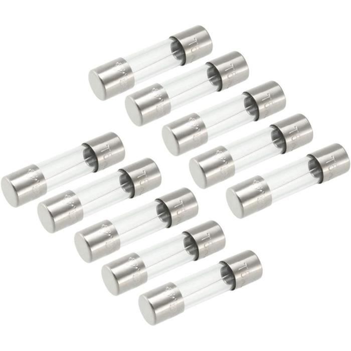 Sourcing Map Lente Fusion Verre Cartouche Fusible Tube Temporisation