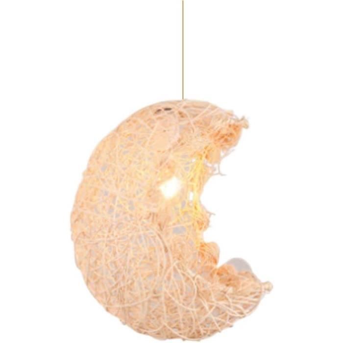 ARTIBETTER Abat-jour Suspendu En Rotin Tissé Pour Plafonnier