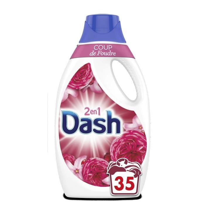 DASH 2en1 Lessive Liquide - 35 Lavages - Cdiscount Electroménager