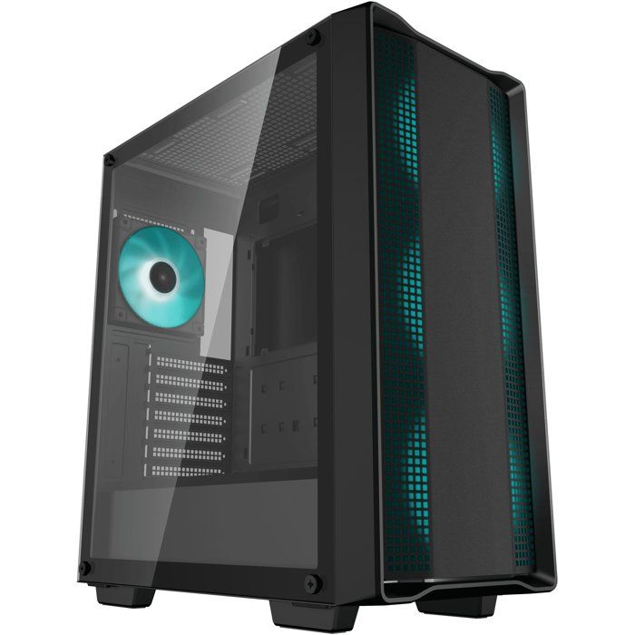 Boitier PC - DEEPCOOL - R-CC560-BKGAA4-G-2 - CC560 V2 - Moyen tour - Format ATX - 4 ventilateurs LED - Noir