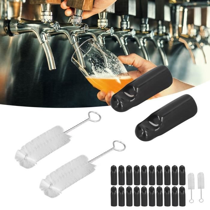 10 Bouchons De Robinet à Bière En PVC - Protection Hygiénique Pour Brassage Maison
