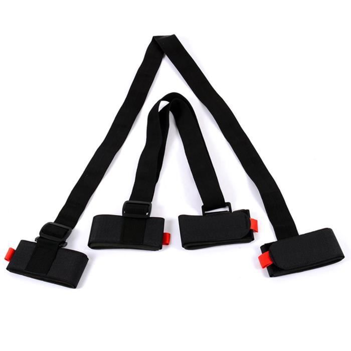 Paire De 2 Sangles D'épaule Réglables Avec Clip - Rembourrées, Couleur Vert Fluo - Marque Uxcell