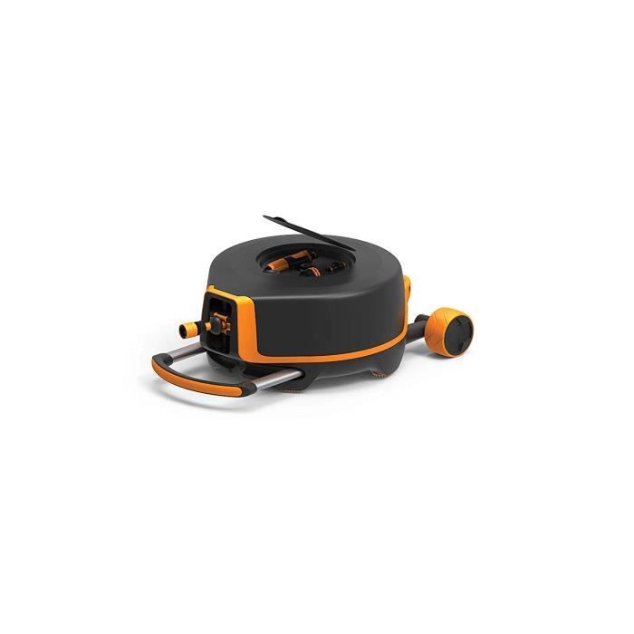Fiskars Carro Porta Mangueras Automatico Con ruedas 20m+5m13mm Estándar 1025933