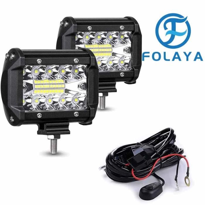 Phare Led Moto Phare Led 12v Aluminium Abs 29 Led 6500K 8.4 Cm 3.34 Phare Longue Portée Phare Led Moto Phare Led 12v Aluminium Abs 29 Led 6500K 8.4 Cm 3.34 Phare Longue Portée