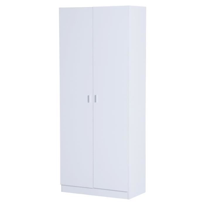 Armoire Haute De Rangement Armoire De Chambre 2 Portes 75l X 36l X