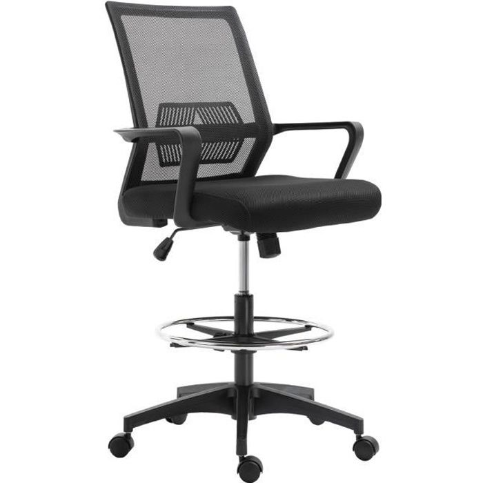 Vinsetto Fauteuil de bureau chaise de bureau assise haute réglable