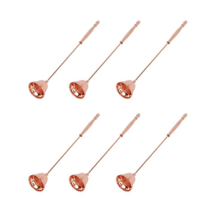 Couvercle De Bougie En Forme De Cloche à Long Manche Bougeoir En Acier