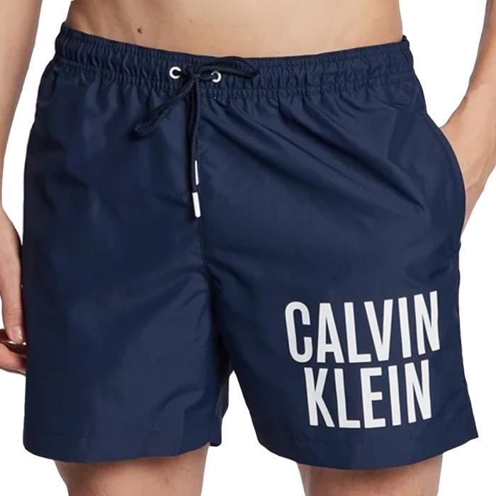 Short de bain Marine Homme Calvin Klein KM0KM00794 Bleu Cdiscount Pret a Porter