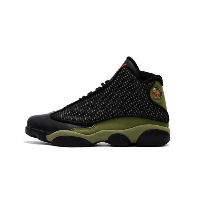 Jordan 13 noir et vert 2025