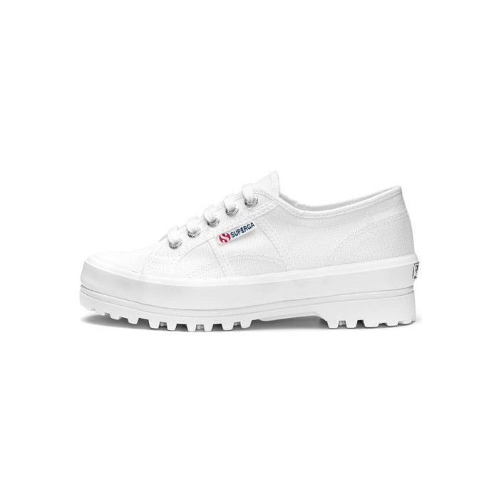 Basket Superga SUPERGA 2555 COTU Tige en toile Lacets Blanc Blanc Cdiscount Chaussures