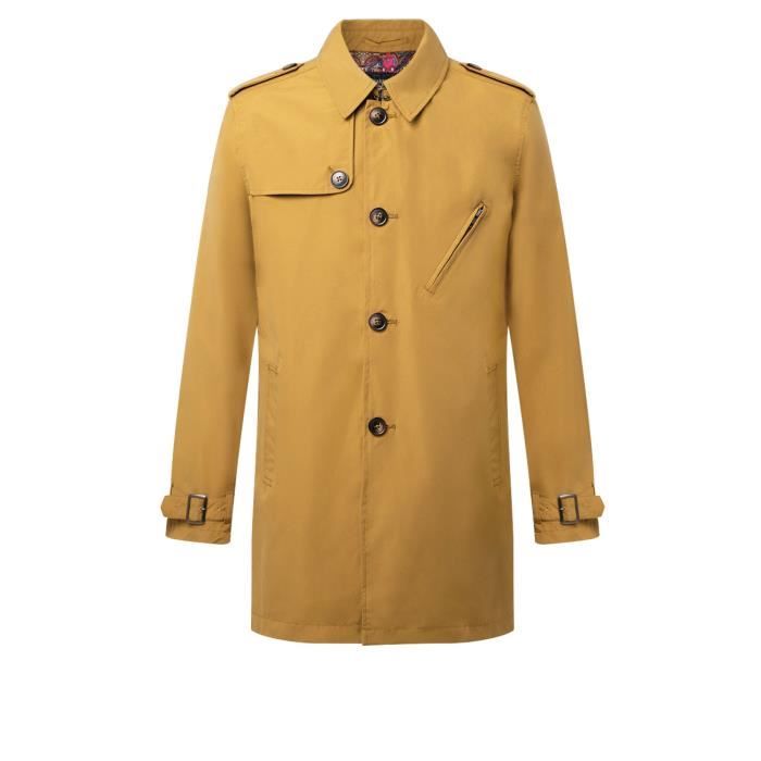 fur smear coil Harry Brown Homme Imperméable Jaune Moutarde Jaune - Cdiscount Prêt-à-Porter