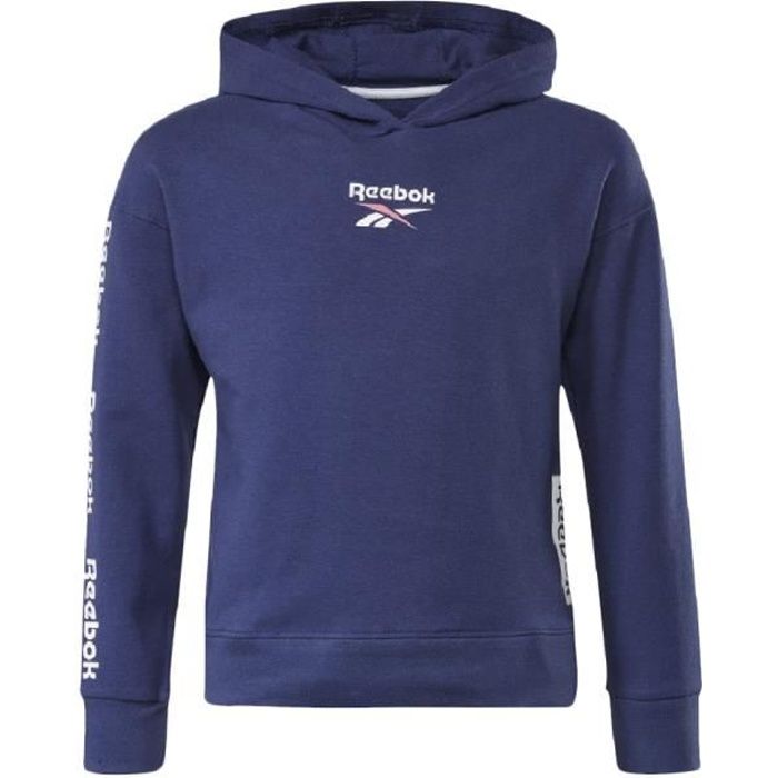 Sweat à capuche Marine Fille Reebok Multi