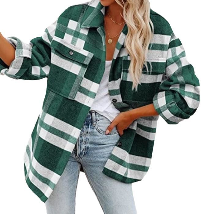 Manteau sale bucheron femme
