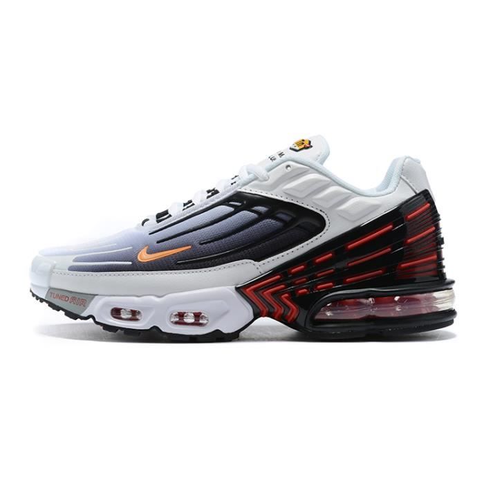 Baskets Nike Air Max Plus TN 3 Homme Femme Chaussures Entraînement de Sport  Noir Blanc Rouge Orange Noir blanc rouge orange - Cdiscount Chaussures