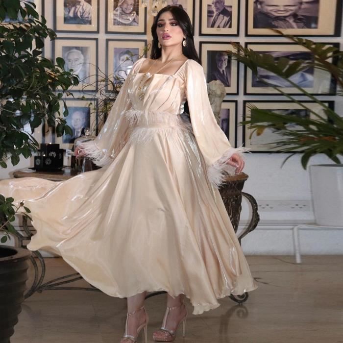 Robe soirée arabe manche longue shop