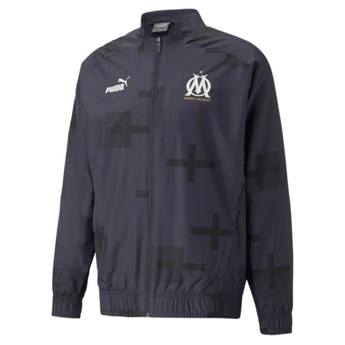 Veste Prematch OM 2022/23 - strong gray/white - XS