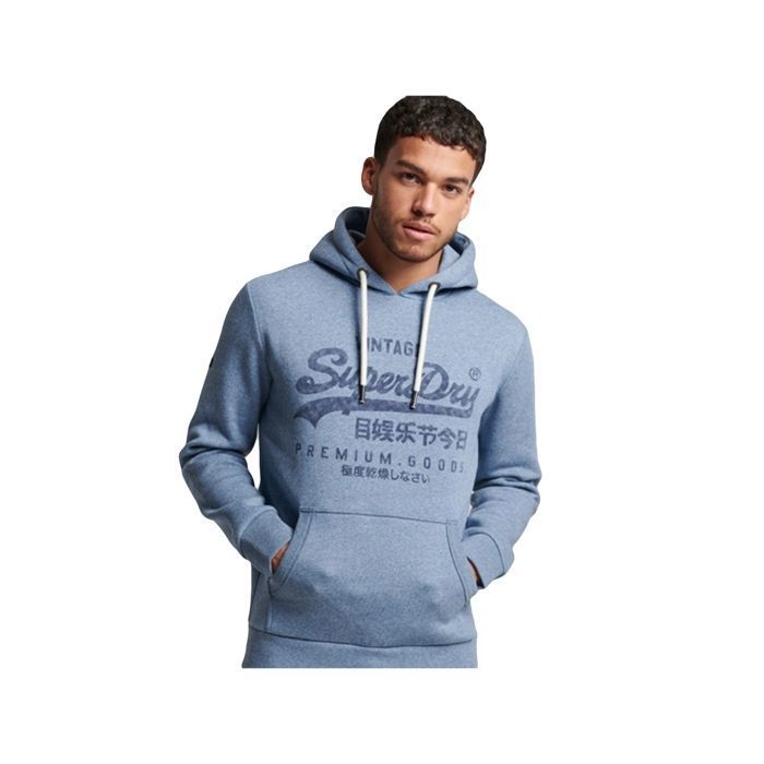 Sweat Superdry Homme Superdry Vintage Logo Americana Superdry Bleu Coton Vetement Superdry Bleu Cdiscount Pret a Porter
