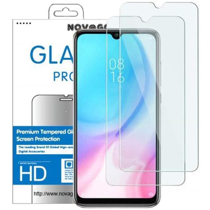 Protection écran XIAOMI Mi A3 2 Films en Verre trempé Anti Choc Anti Explosion