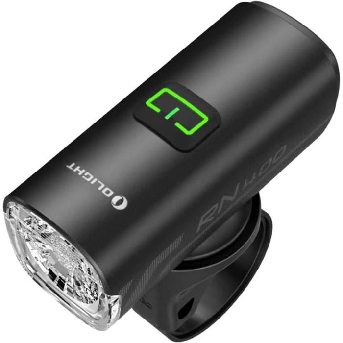 OLIGHT RN 400 Lampe avant vélo 400 lm IPX7 USB-C — 7 h montage rapide sans outil OLIGHT RN 400 Lampe avant vélo 400 lm IPX7 USB-C — 7 h montage rapide sans outil