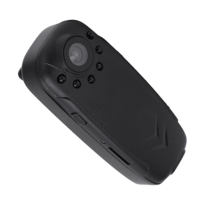 Denash Mini Enregistreur Vidéo HD 1080P - Mini Caméra Portable Avec Vision Nocturne 5m Pour Agents De Sécurité