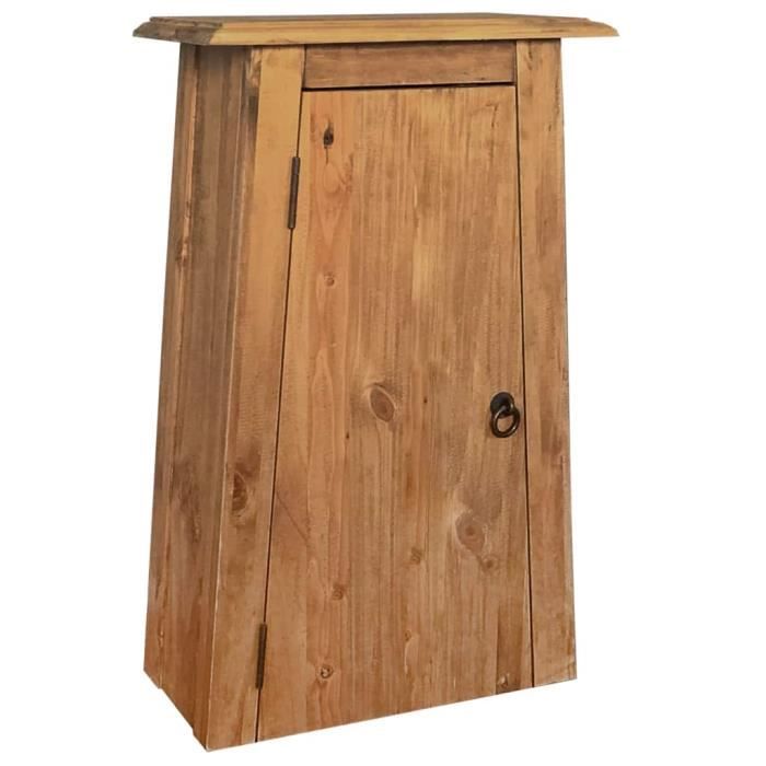 Armoire Laterale De Salle De Bain Pin Recycle Massif 42x23x70cm Meuble De Rangement Complet Armoire De Toilette Achat Vente Colonne Armoire Sdb Armoire Laterale De Salle De Cdiscount