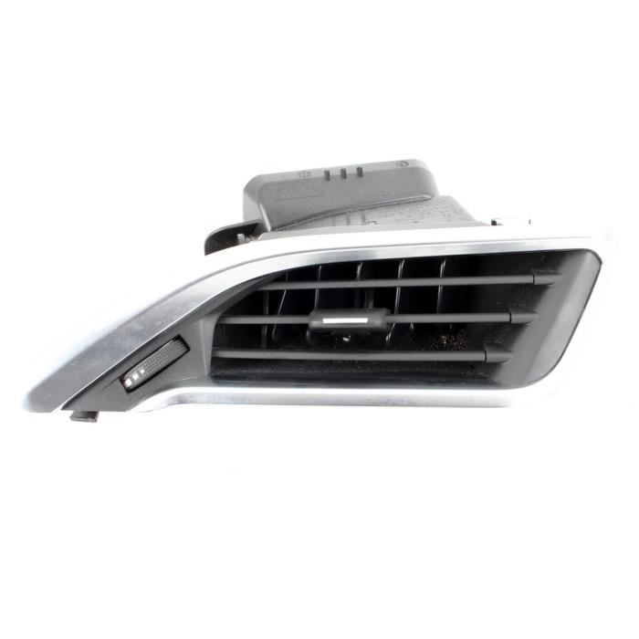 Grilles D’aération Pour Tableau De Bord Audi A3/S3 8P 2008-2012 – 2 Pièces Noires Chromées En ABS, Remplacement Facile - 5