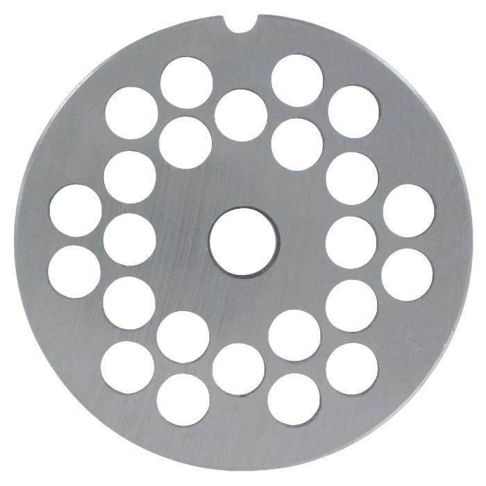 Grille Hachoir à Viande Reber N°32 - Acier C55, Diamètre 100 Mm, Trou 4,5 Mm - Accessoire Pour Hachoir Manuel Ou électrique