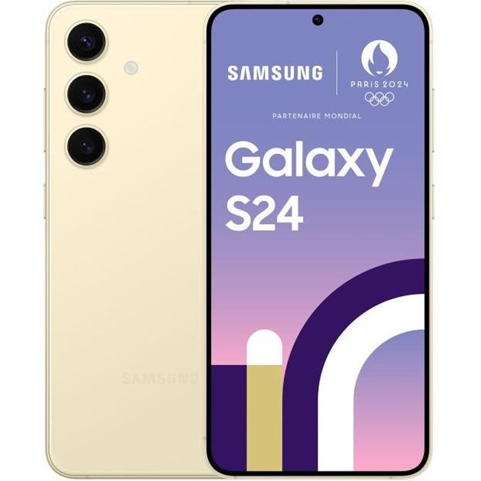 SAMSUNG Galaxy S24 Smartphone 256 Go Crème