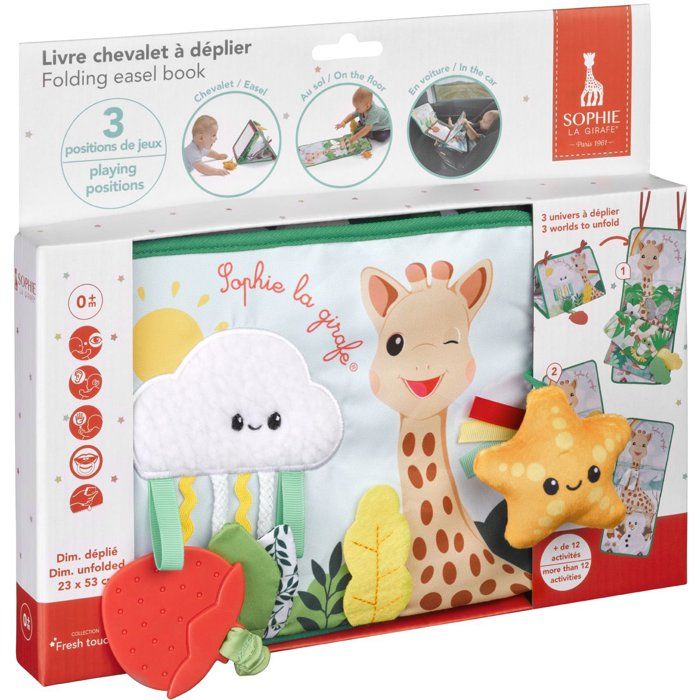 Jeu d'éveil Sophie La Girafe Livre chevalet à déplier - vue 2