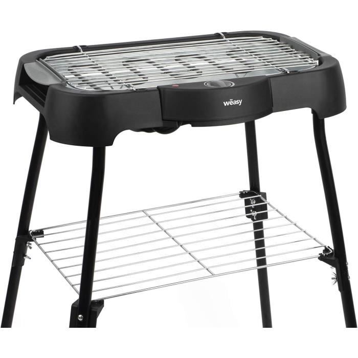 Klarstein Barbecue Electrique de Table, Plancha Electrique Exterieur, Grill Electrique Antiadhésive Amovible, Affichage LED et 2 Spatules, Acier Inoxydable pour Camping et Restaurant, 200W (Argent Klarstein Barbecue Electrique de Table, Plancha Electrique Exterieur, Grill Electrique Antiadhésive Amovible, Affichage LED et 2 Spatules, Acier Inoxydable pour Camping et Restaurant, 200W (Argent