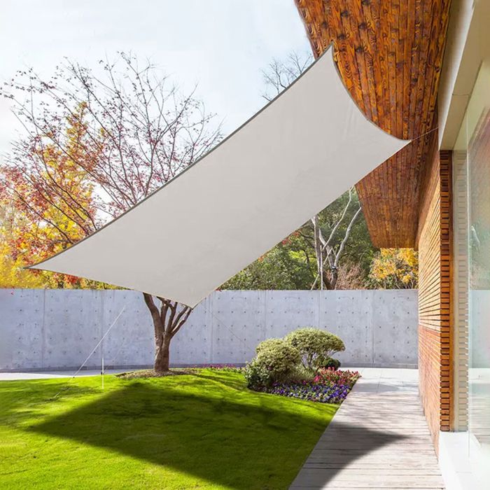 Voile D'Ombrage Triangle 3x3x4,3 M - Protection UV 95% Imperméable Pour Jardin, Terrasse, Piscine