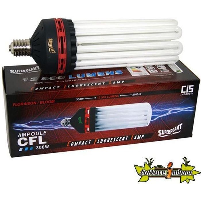 NEW AMPOULE CFL SUPERPLANT V2 300W FLORAISON 21...