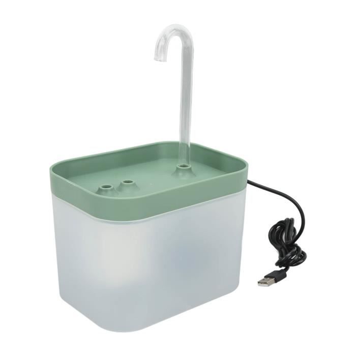 Comparer les prix de Fontaine à eau pour chat - SURENHAP - Modèle 1,5 L - Turquoise transparente - Silencieuse - Facile à nettoyer