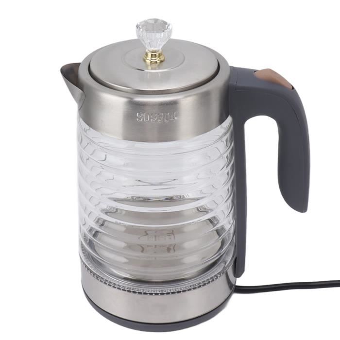 THEIERE 1,2L 1300W THE VRAC/SACHET ARRET AUTO INOX/VERRE - ref: BTH530
