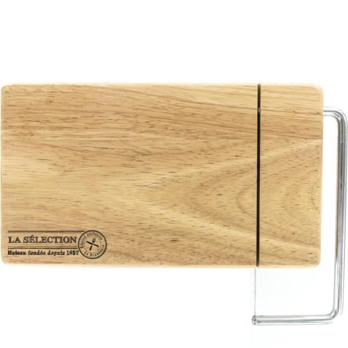 Planche à Pain Avec Couteau Totally Addict KA1630 - Bac à Miettes, Bois, 38x27 Cm