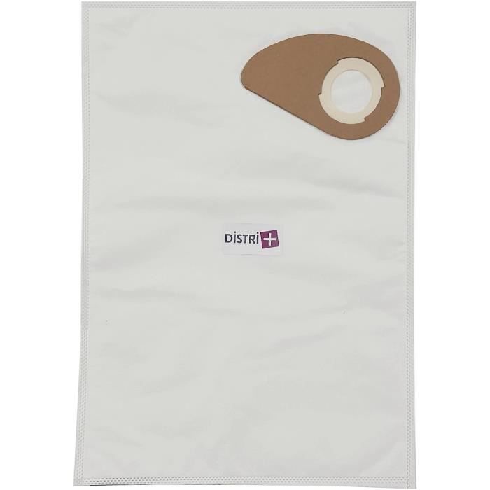Lot De 10 Sacs + 1 Filtre Lavable Pour Nilfisk Buddy II 18 – Compatible