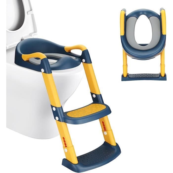 Réducteur Toilette Enfant Calma Dragon Avec Échelle - Hauteur Réglable, Pliable, Antidérapant