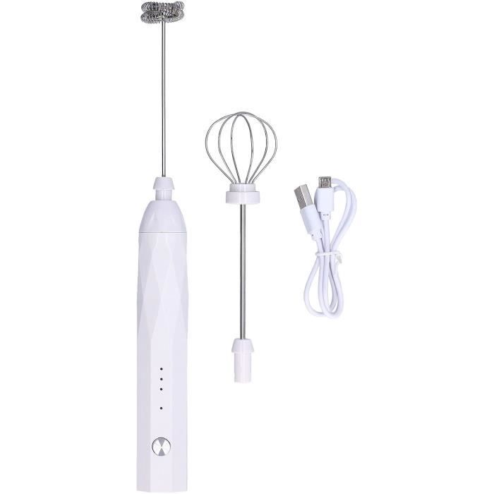 BestYiJo Portable Mousseur à Lait électrique, Mousseur de Lait Rechargeable USB, Mousseur Lait